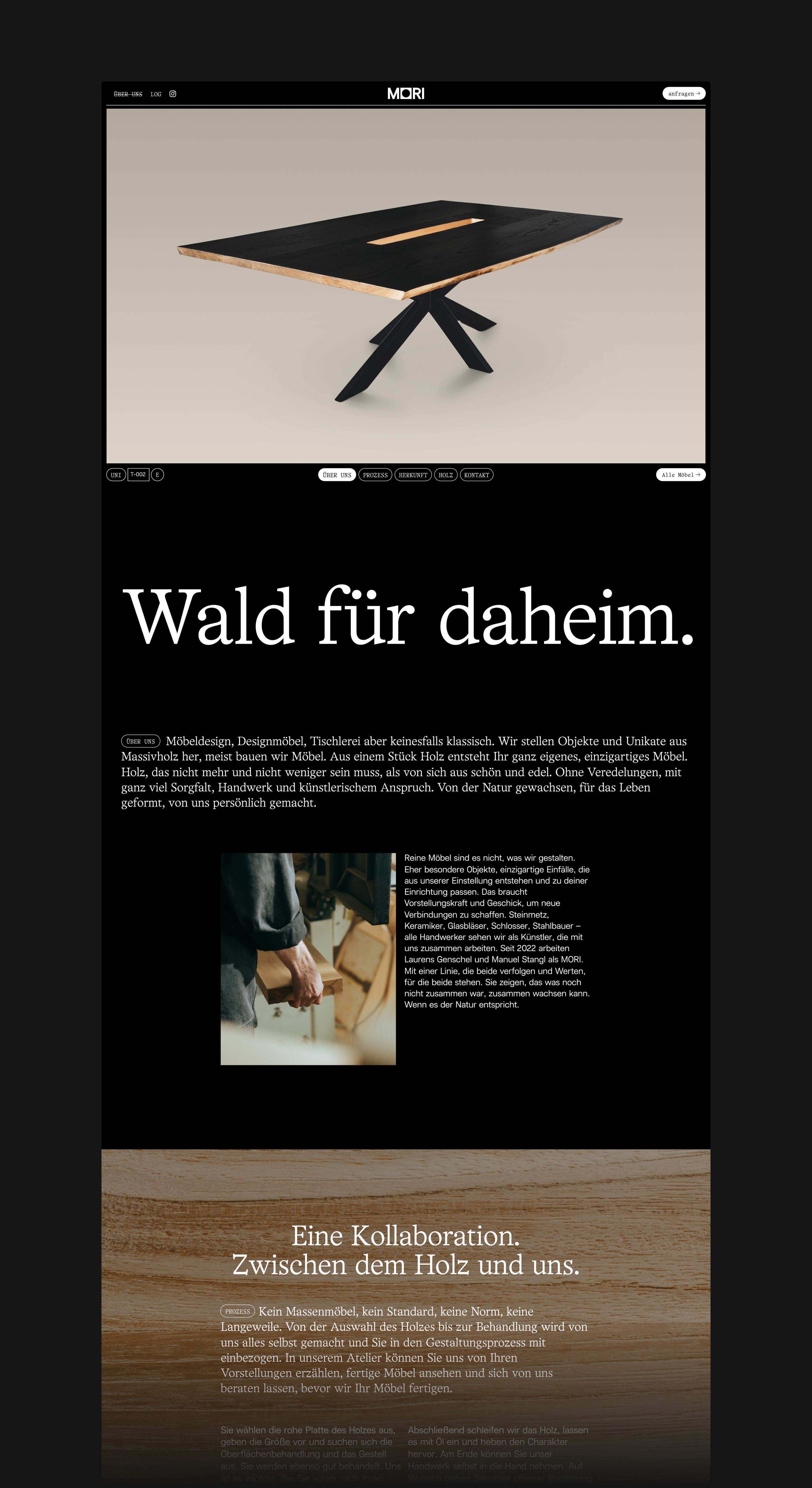 Website – About Page