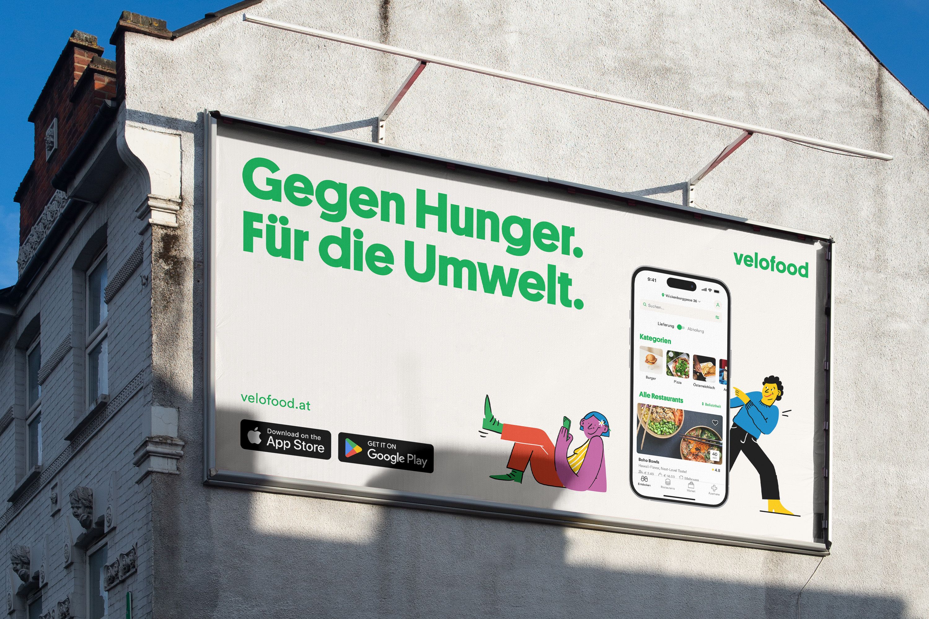 Velofood Claim Billboard